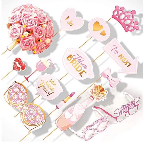 Small Fish Bridal Photobooth Props - Picture 4 of 4